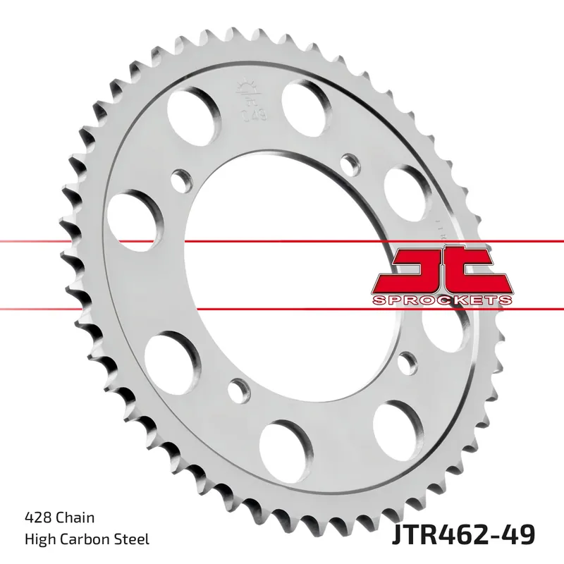 Bestpreis Kettenrad JT Sprockets 428 49Z Innendurchmesser 100mm Lochkreis 116mm für Kawasaki KX 80 / 85 ccm Bj. 1986 - 2014