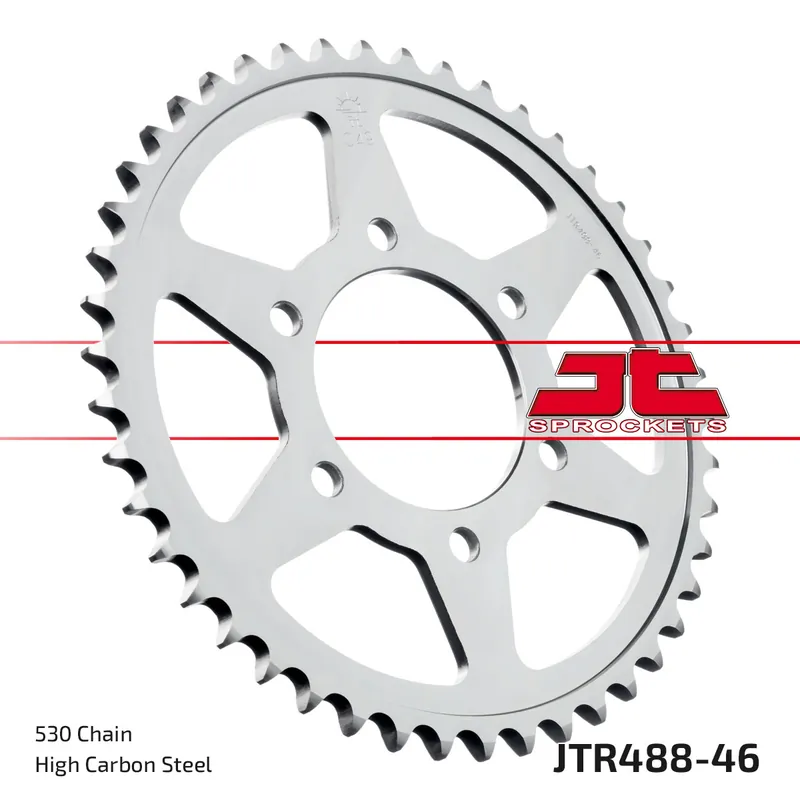 Neue Kollektion Kettenrad JT Sprockets 530 46Z Innendurchmesser 80mm Lochkreis 104mm für Kawasaki ZX-9R Ninja ZRX S R ZXR ZX-12 ZR A 400 - 1200 ccm Bj. 1976 - 2006
