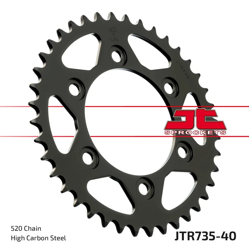 Sichere Zahlung Kettenrad JT Sprockets 520 40Z Innendurchmesser 100mm Lochkreis 124mm für Ducati Monster i.e. Dark SS FE Carenata i.e S 350 - 907 ccm Bj. 1988 - 2014