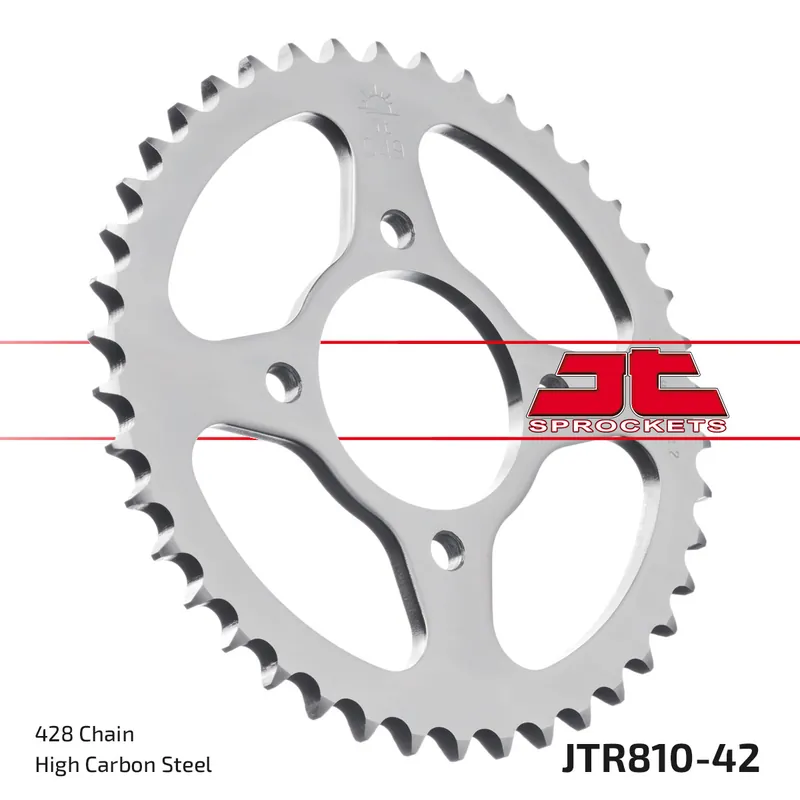 Aktuell Kettenrad JT Sprockets 428 42Z Innendurchmesser 58mm Lochkreis 78mm für Hyosung GV Aguila Classic GA F 4V Cruise II DelLuxe, Keeway RKV Suzuki GS S SU