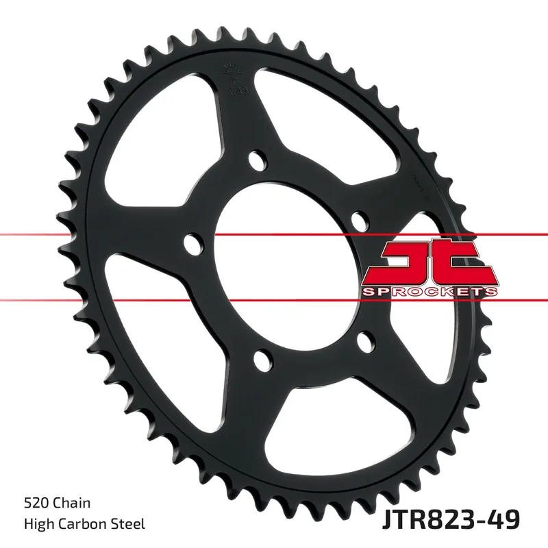 Kettenrad JT Sprockets 520 49Z Innendurchmesser 87mm Lochkreis 110mm für Suzuki SFV Gladius SV S SF GS 250 - 650 ccm Bj. 1989 - 2022 Zertifiziert