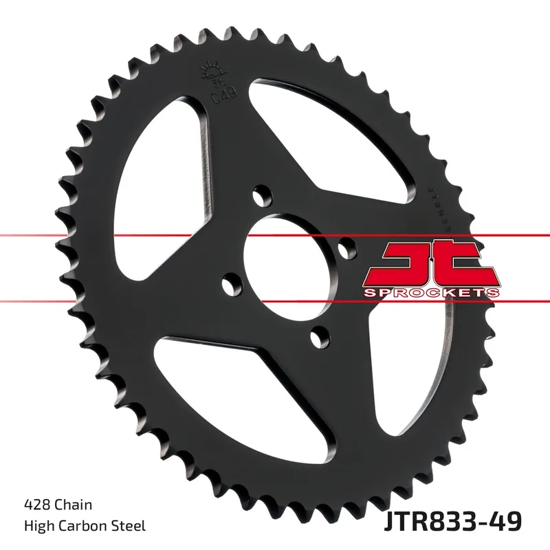Jetzt Kaufen Kettenrad JT Sprockets 428 49Z Innendurchmesser 44mm Lochkreis 60mm für Yamaha DT LC 2 TT-R 80 / 125 ccm Bj. 1982 - 2004