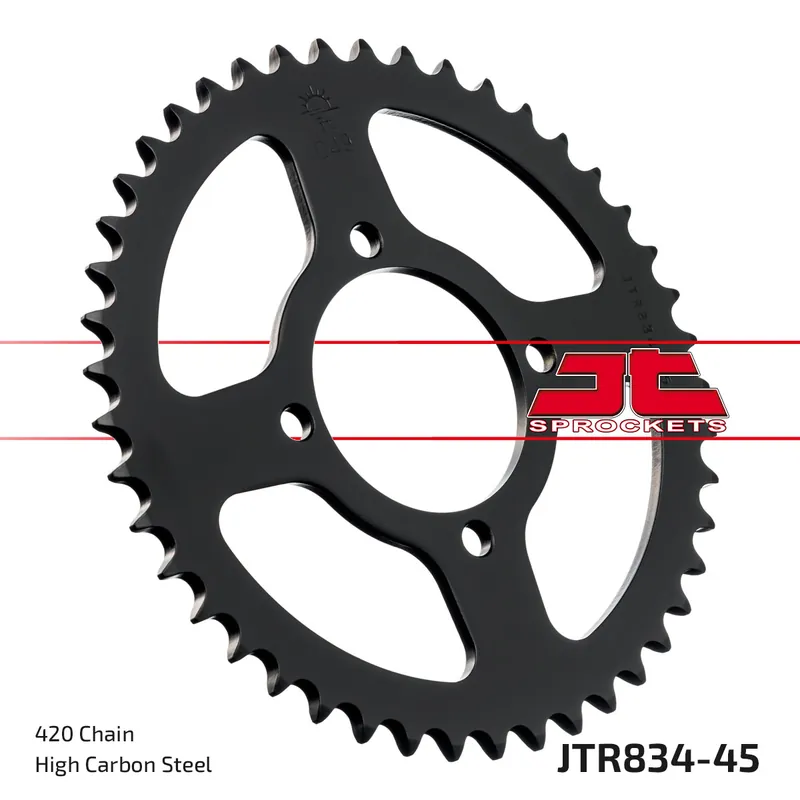 Kettenrad JT Sprockets 420 45Z Innendurchmesser 64mm Lochkreis 80mm für Yamaha Chappy TT-R PW E FS SE 50 - 110 ccm Neuheit