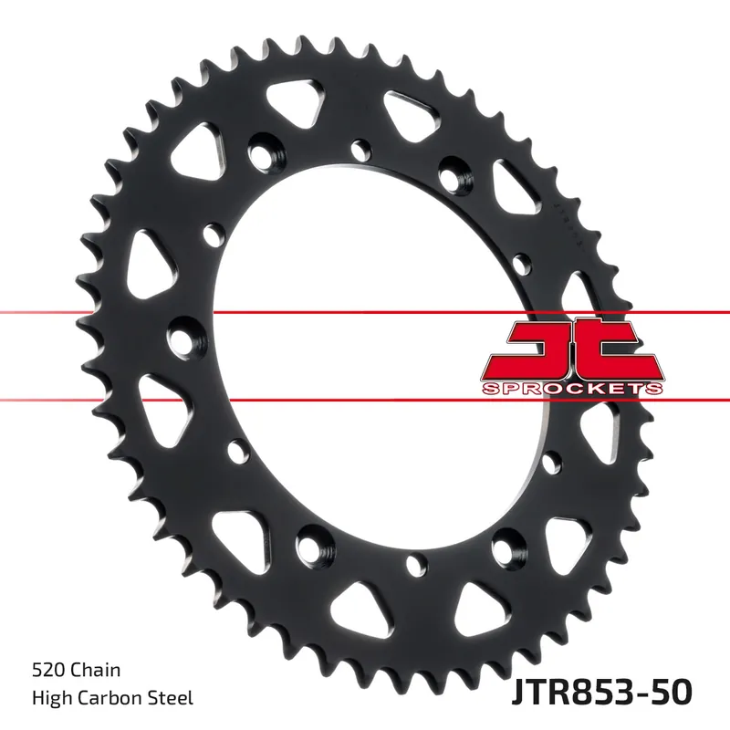 Kettenrad JT Sprockets 520 50Z Innendurchmesser 152mm Lochkreis 175mm für Explorer Trasher 2 Supermoto, Yamaha TT R YFM Warrior ER Moto 4 FW Big Bear Must-Have