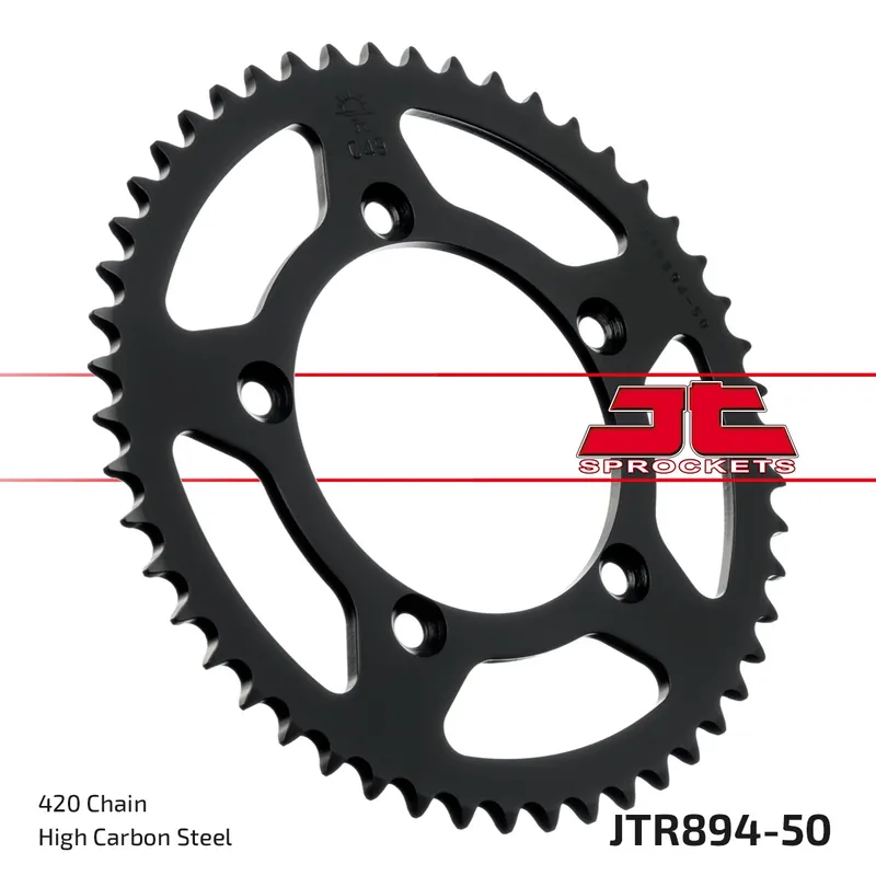 Kettenrad JT Sprockets 420 50Z Innendurchmesser 98mm Lochkreis 115mm für KTM SX 50 - 65 ccm Bj. 1998 - 2022 Nur Heute