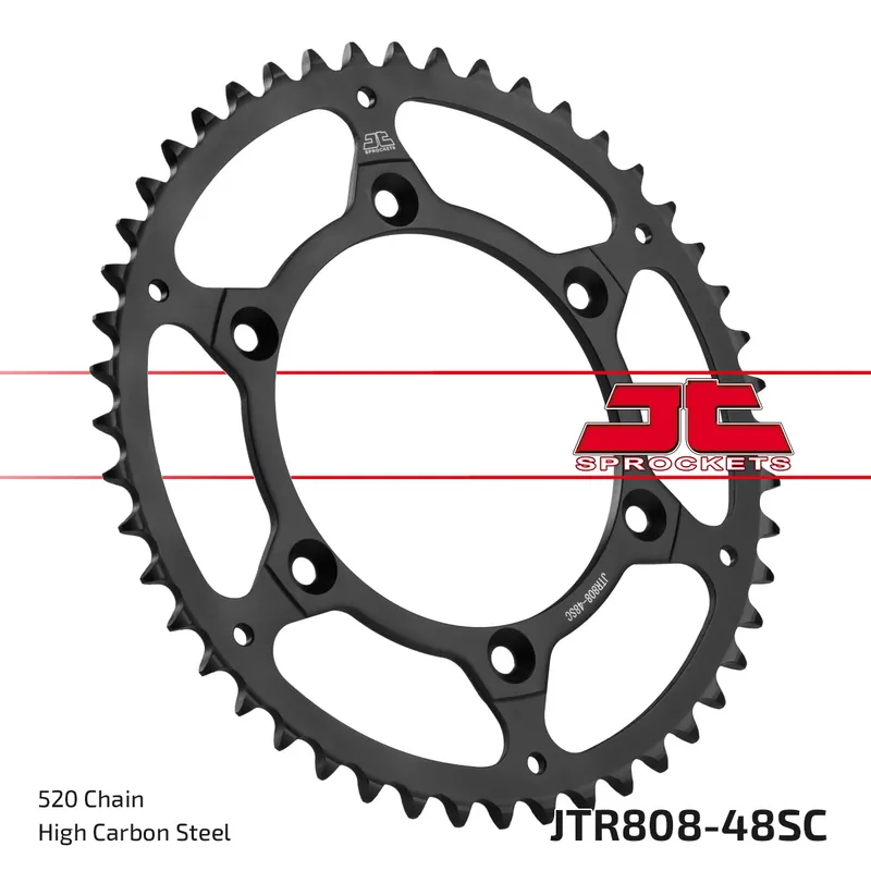 Heißes Angebot Kettenrad JT Sprockets 520 48Z Innendurchmesser 126mm Lochkreis 146mm für Suzuki DR-Z E K DR S SH SE SM RMX Z RM-Z RM 125 - 450 ccm Bj. 1980 - 2022