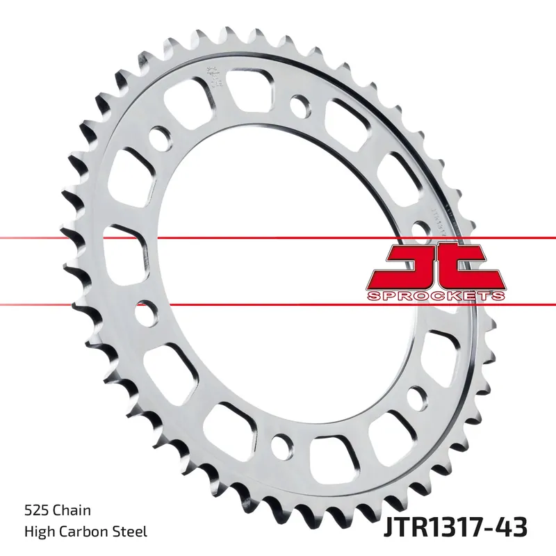Neue Ware Kettenrad JT Sprockets 525 43Z Innendurchmesser 134mm Lochkreis 160mm für Honda CBR RR Fireblade CB R RA NT 1000 / 1100 ccm Bj. 2017 - 2022