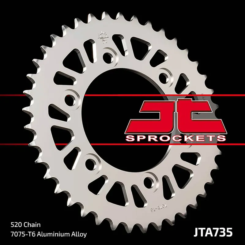 Zertifiziert Kettenrad JT Sprockets Aluminium 43Z für Ducati Monster i.e. Dark SS FE Carenata i.e S 350 - 907 ccm Bj. 1988 - 2014