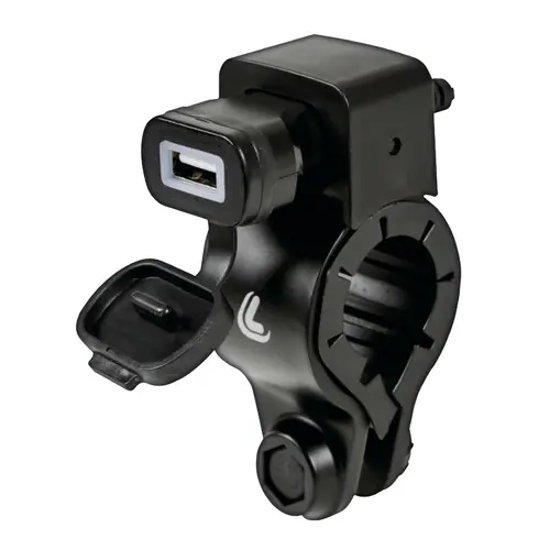Ladegerät Lampa USB Fix Tube 12/24V mit Lenkerbefestigung und Gabel-Steckverbindungen - Fast Charge - 3000 mA - 12/24V Sofort Bestellen