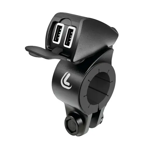 Ladegerät Lampa USB Fix Trek wasserfest Befestigung am Lenker Schnellladen 5400 mA 12 / 24V Echt