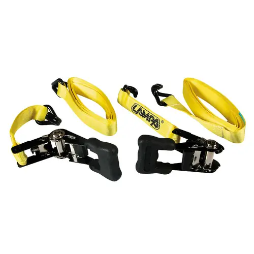 Neuheit Pro-Safe, Set 2 Spanngurte mit Ratsche mit doppeltem Haken - 5 m