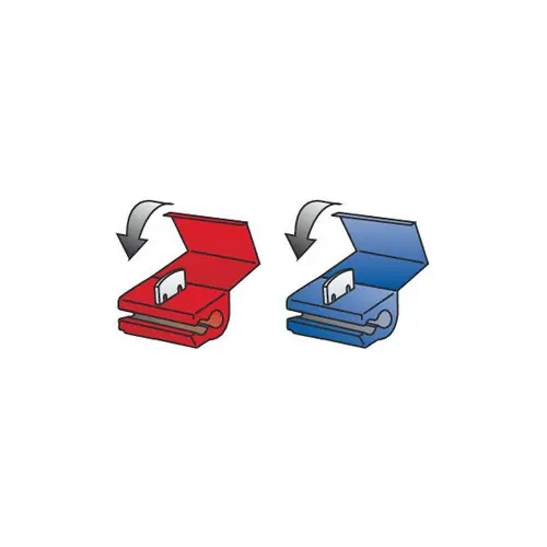 10 Schnellverbinder - Rot / Blau Neue Kollektion