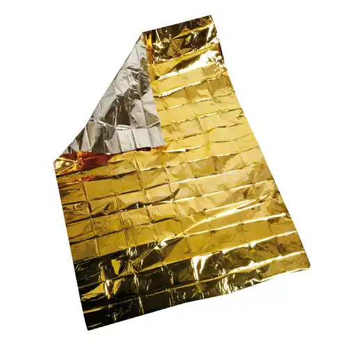 Isothermische Decke gold/silber - 160x210 cm Markenware