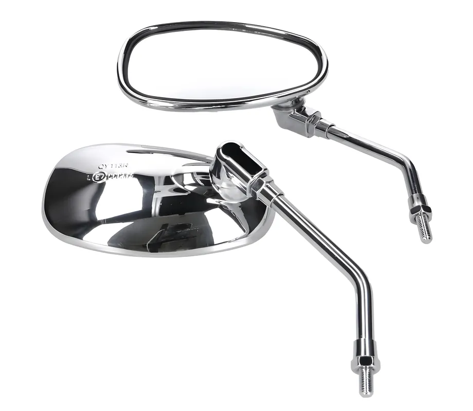 Spiegel Set M8 Chrom oval Finale Aktion