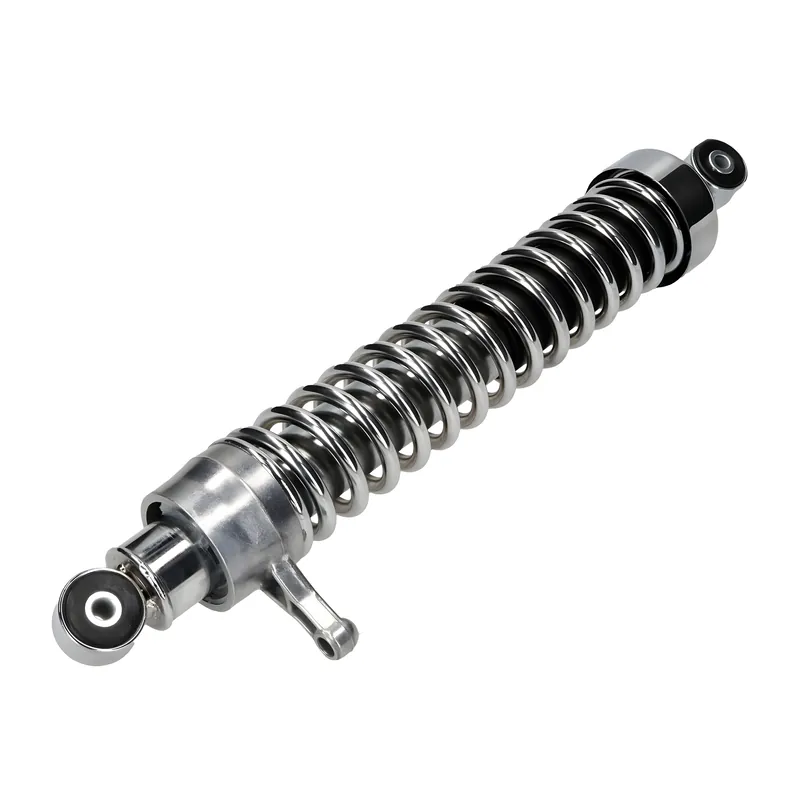 Federbein Enduro hinten links mit Chromzierkappe (2,5cm verlängert) für Simson S51, S53, S70, S83 Versand Am Gleichen Tag