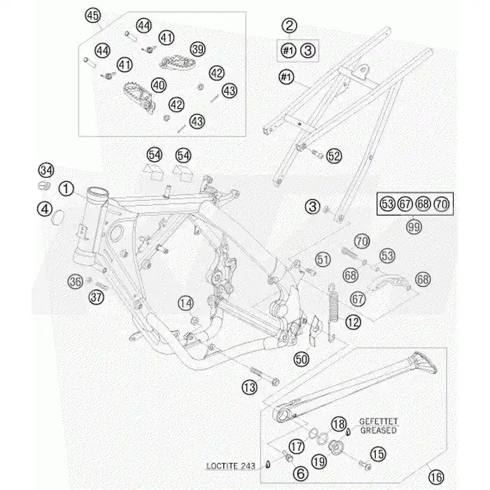 Meistverkauft SEITENSTÄNDER KPL.85 XC 14/17‘‘