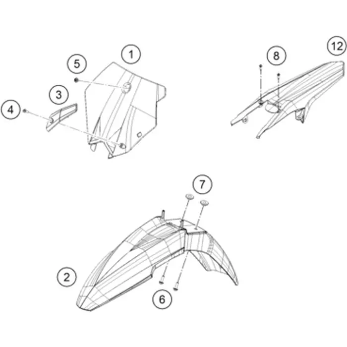 Neue Kollektion Bremsschlauchführung