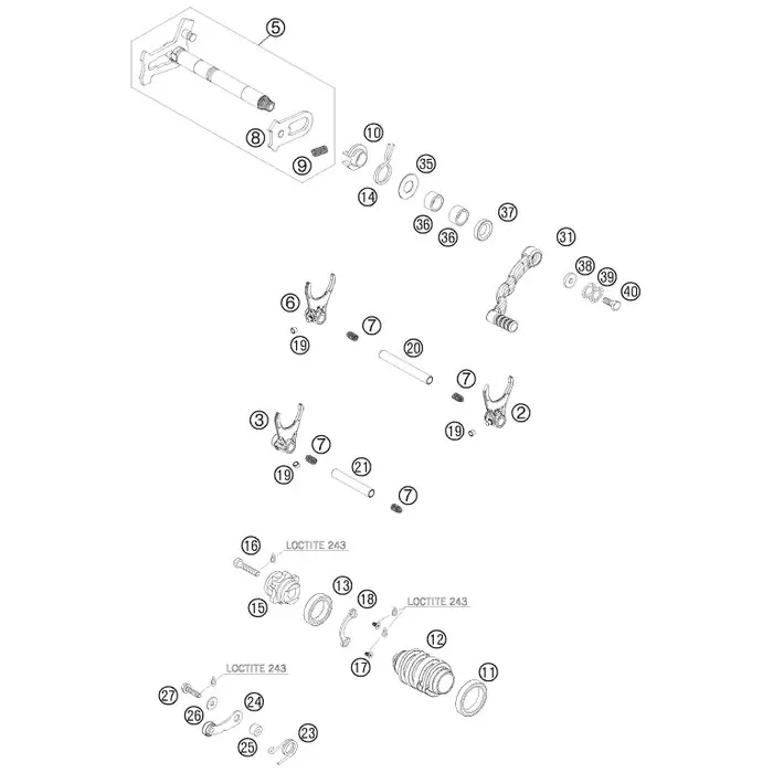 Markenprodukt Schaltarretierung ZB