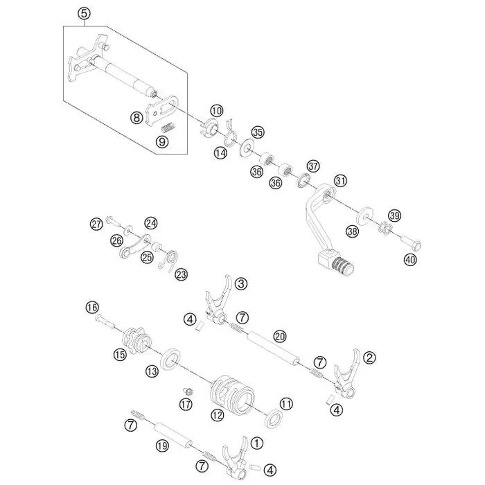 Sonderaktion SCHALTGABEL 1-4. GANG 05