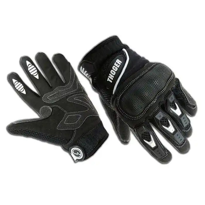 Preisreduziert Thoger Handschuh mit Protektoren in schwarz/weiss XL/11