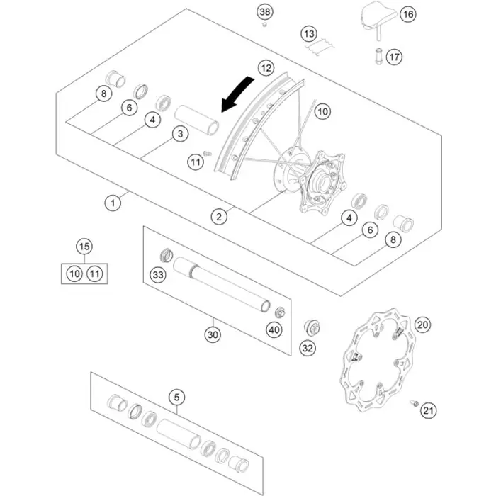 Heißes Angebot Bremsscheibe vorne D=260mm 16