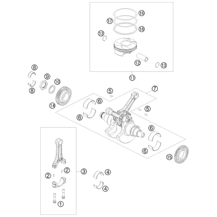 PLEUELLAGERSCHALE BLAU 08 Angebot