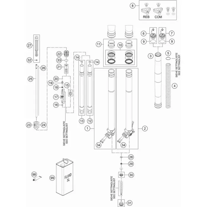 Schneller Versand Aufnahme Druckstufe kpl.