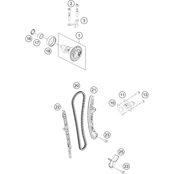 Sichere Zahlung Nockenwelle Halteblech