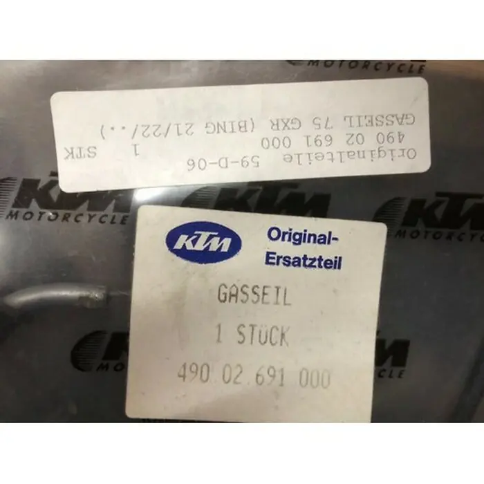 Sale Gasseil KTM 75 gxr THROTTLE CABLE 75GXR BING21