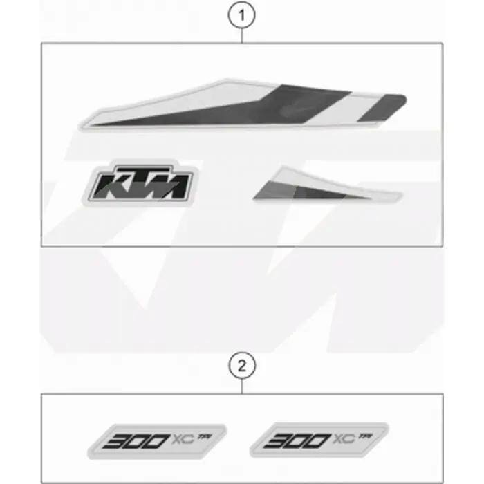 Aufkleberset 300 XC-TPI 2020 Direktkauf