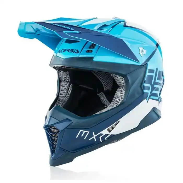 Bestpreis Acerbis Helm Impact X-Racer VTR Blau Weiß XL (61/62)