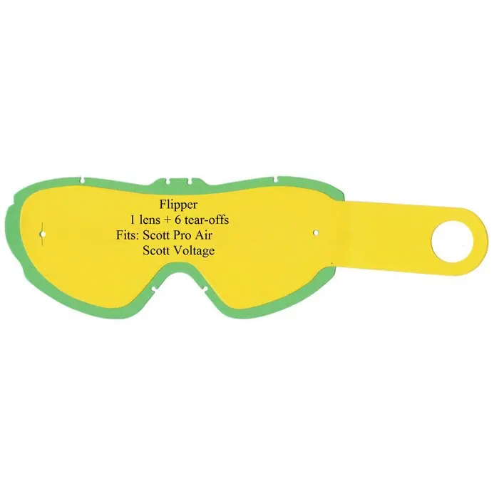 Scott Polywel Flipper Set Pro Air 1 Scheibe + 6 Tear-Off Garantierte Lieferung