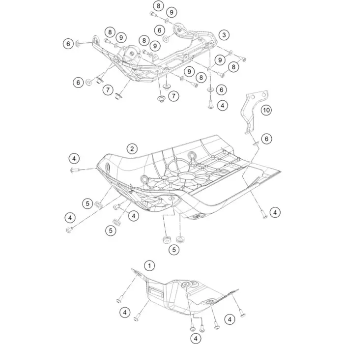 Preis Gesenkt Halteblech hinten Bugspoiler