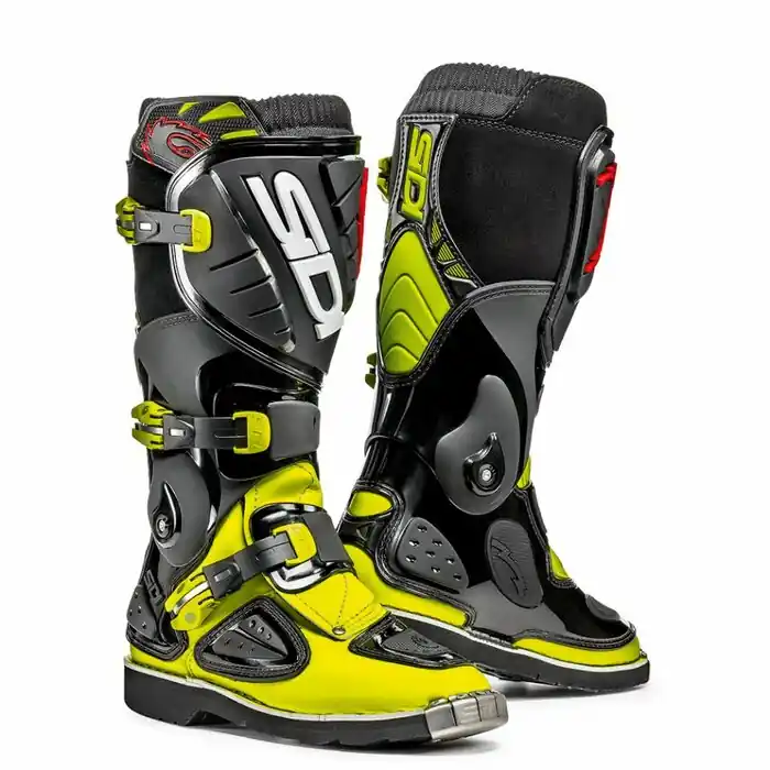 Sidi Stiefel KIDS Stinger Neongelb Schwarz Ausverkauf