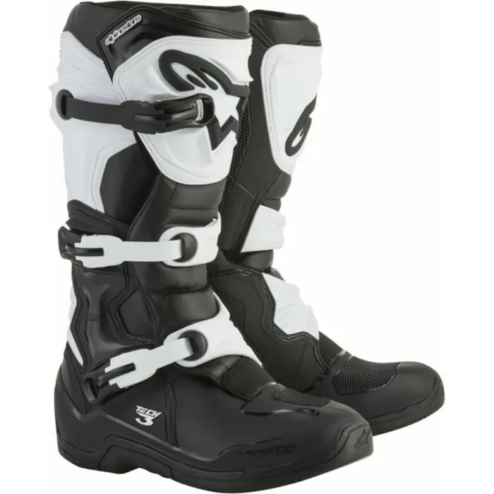 Versand Am Gleichen Tag Alpinestars Stiefel Tech 3 Schwarz Weiß