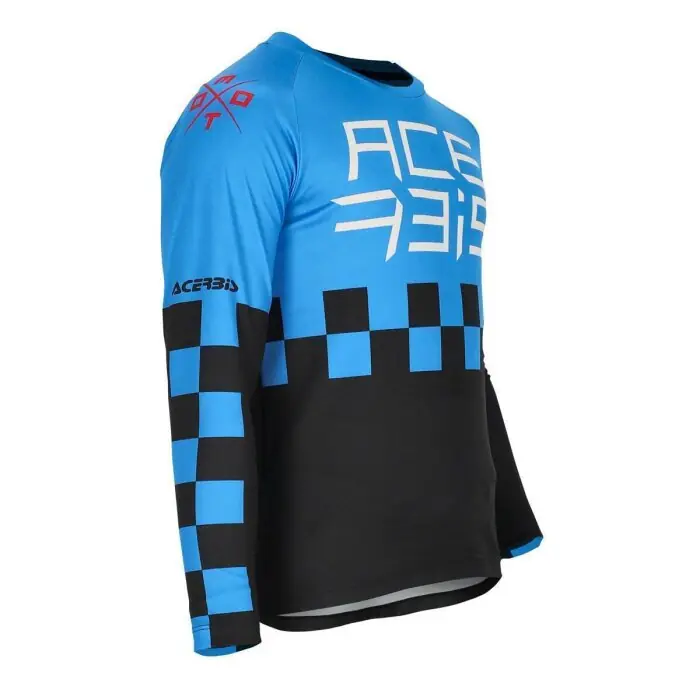 Acerbis Jersey Kids MX J-Kid One Blau Schwarz XS Neu