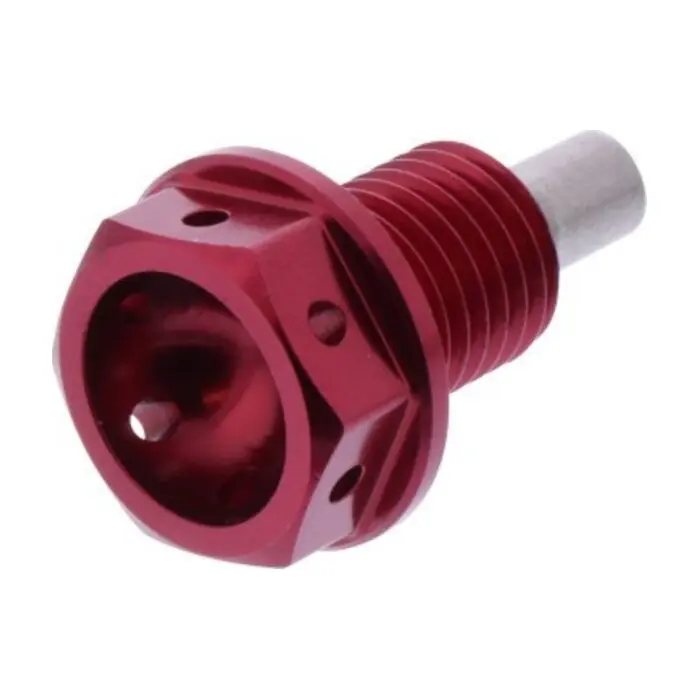 Preisreduziert JMP Ölablassschraube magnetisch M12 X 1.50 mm 15 mm Rot