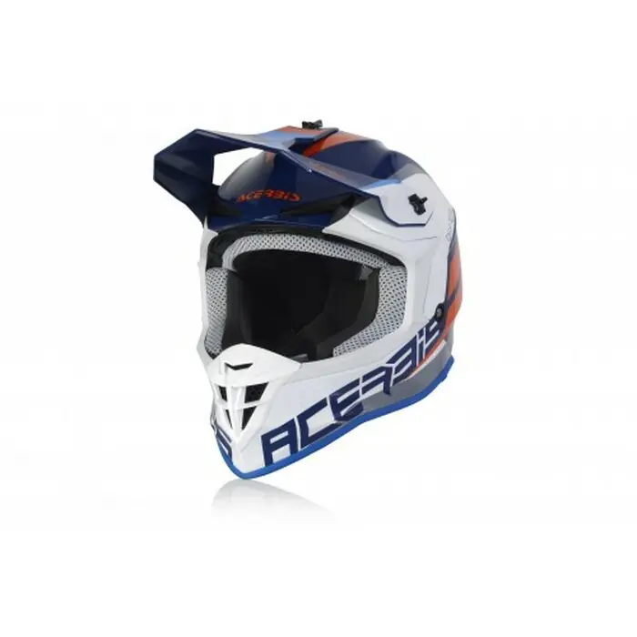 Acerbis Helm Linear Blau Weiß L (59/60) Neu
