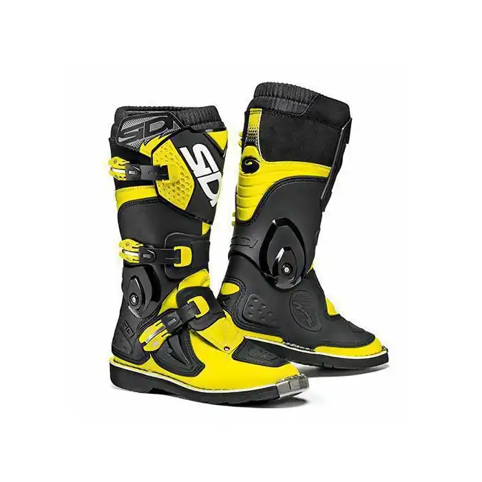 Sidi Stiefel Flame Schwarz Neongelb Billig