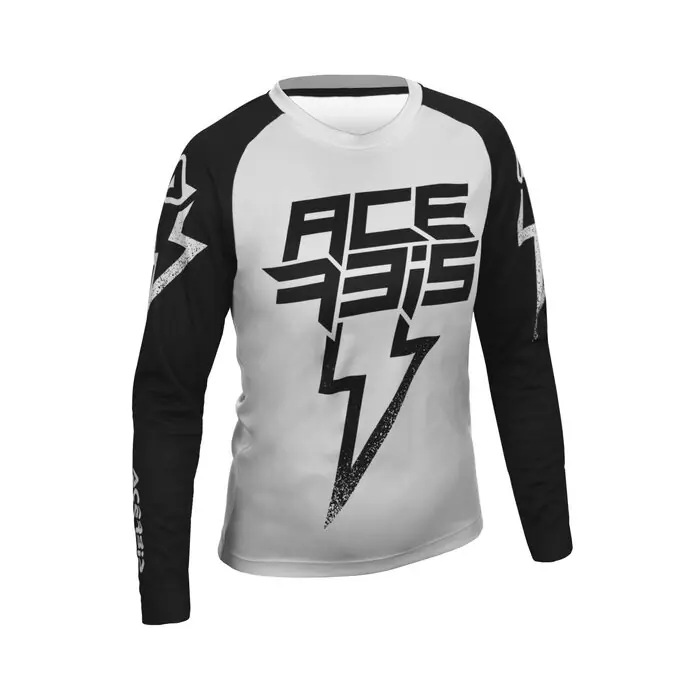 Sofort Bestellen Acerbis Jersey J-Kid Blizzard Grau Schwarz S