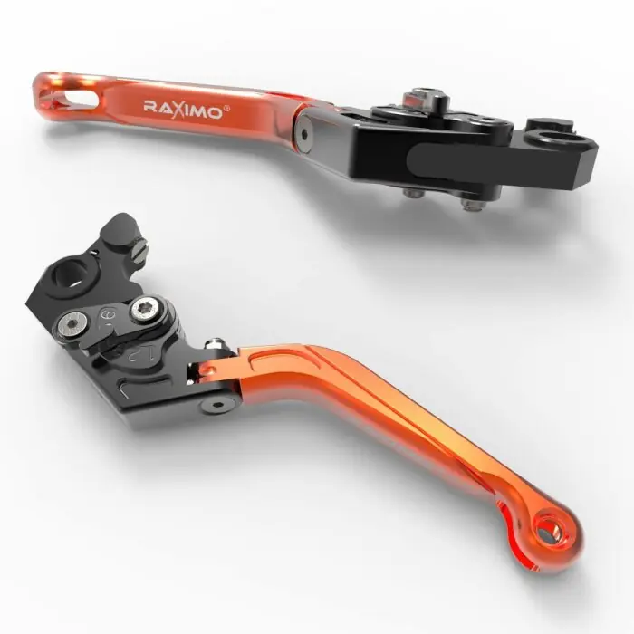 Sale Raximo Hebel Satz Kupplung Bremse Lang Schwarz Schwarz Schwarz Orange Orange