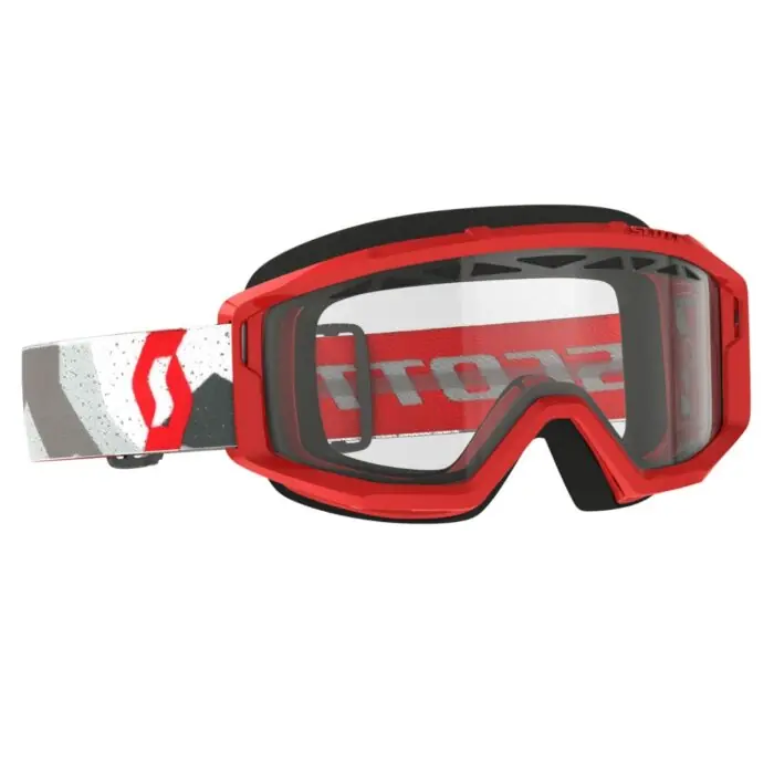 Nur Für Kurze Zeit Scott Brille Primal Camo Weiß Rot - Klar
