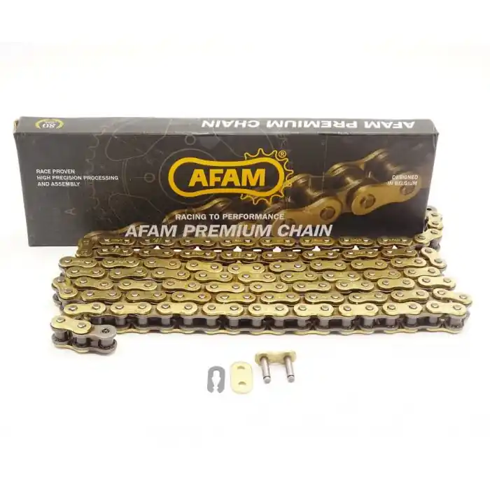 Abverkauf AFAM Kette 420 MX2 Gold 98L für 50/50Mini