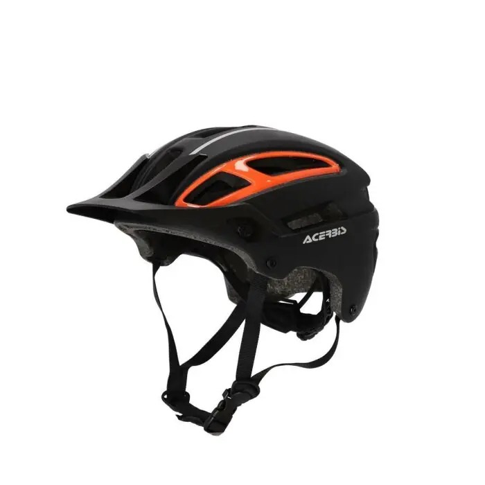 Acerbis Fahrradhelm Schwarz Orange L/XL Markenware