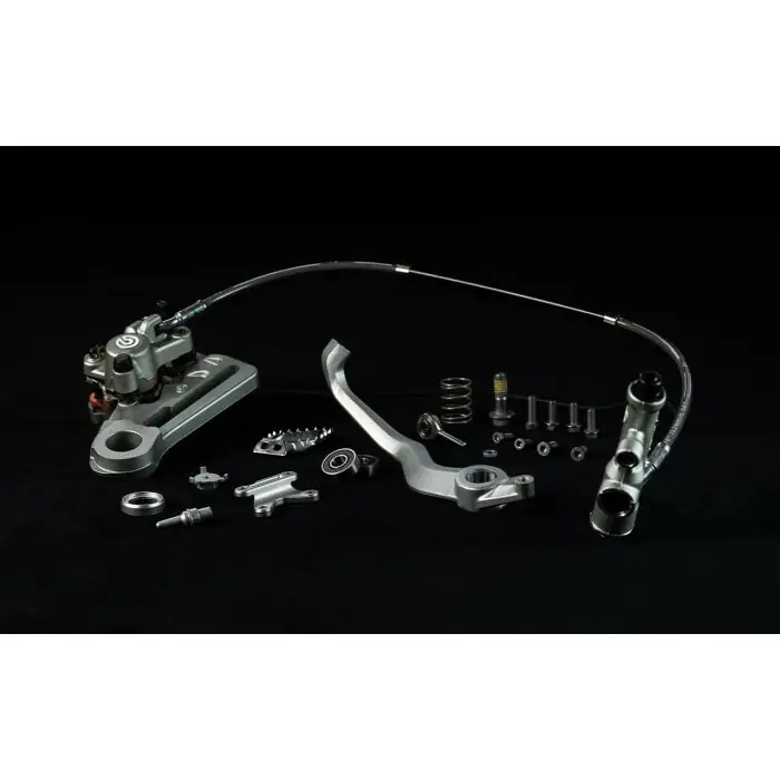 Super-Preis Complete rear foot brake kit with pedal