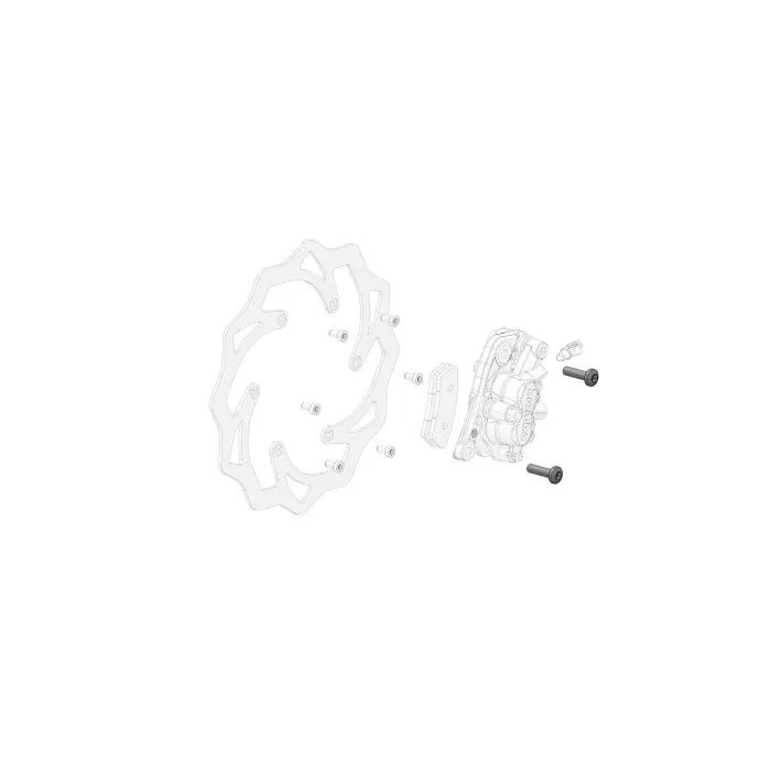 Neu Front Brake Caliper Screw