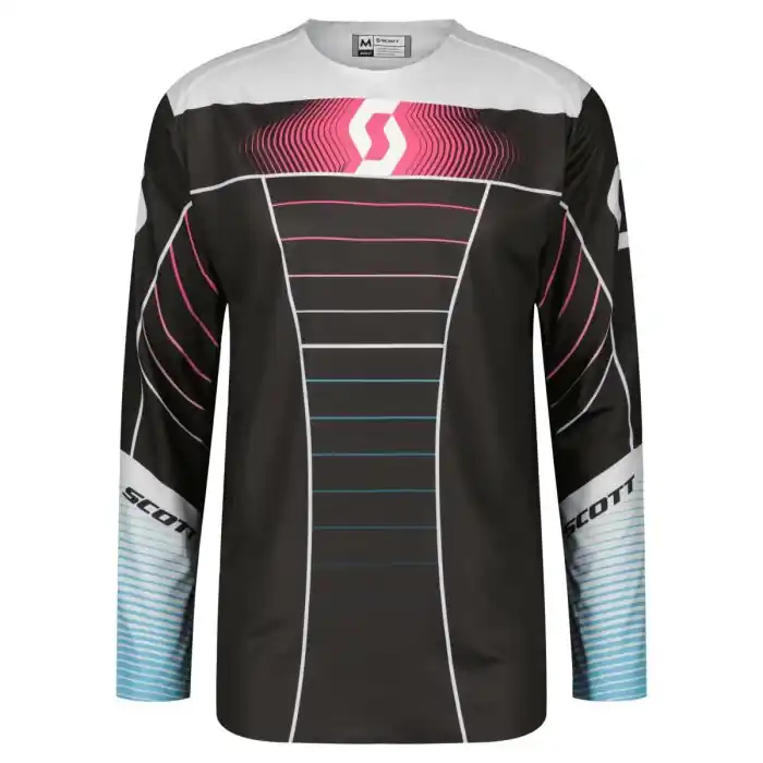 Geprüft Scott Jersey Podium Pro Pink Schwarz L