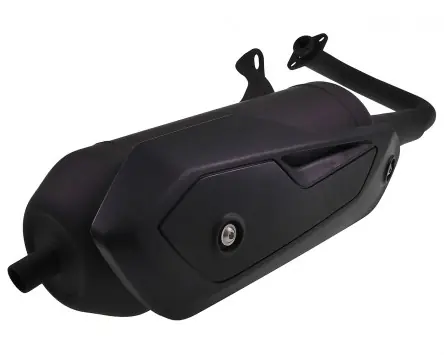 Sichere Zahlung Auspuffanlage TECNIGAS Silent Pro Black Edition kompatibel für Piaggio NRG, TPH, Zip, Gilera Runner, Stalker, Aprilia SR50 2-Takt