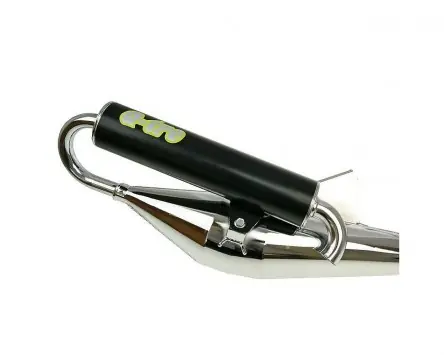 Knallerangebot Auspuff TECNIGAS Q-Tre Chrom für Peugeot stehend
