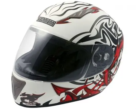 Integralhelm WACHMANN WA-10 ViriFortis rot / weiss matt Bestpreis